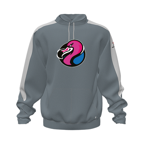 [CUS-DFW-HOOD-FLC-LSL-GRY-YXS-LOGO1] Hoodie (Youth XS, Gray, Logo 1)