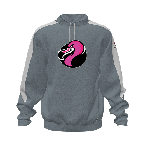 [CUS-DFW-HOOD-FLC-LSL-GRY-YXS-LOGO2] Hoodie (Youth XS, Gray, Logo 2)