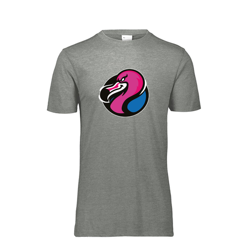 [FTSCUBGY-AS-LOGO1] Decker Men's Tri-Blend T-Shirt - Short Sleeve (Adult S, Gray, Logo 1)