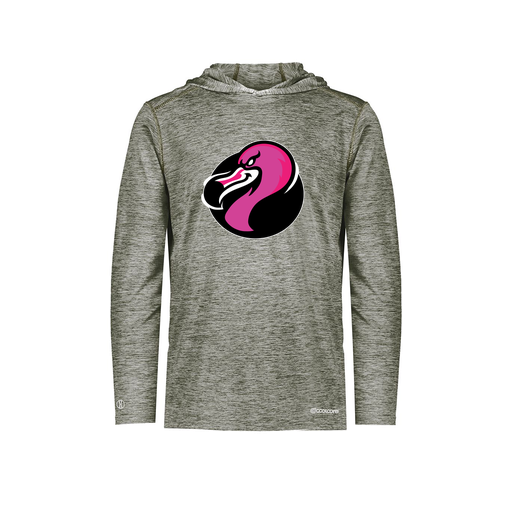 [FOLHCGGY-AS-LOGO2] Decker Men's Charge Hoodie (Adult S, Gray, Logo 2)