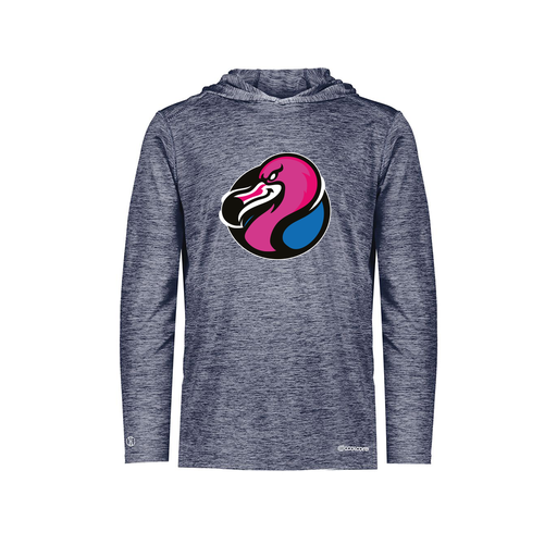 [FOLHCGNV-YS-LOGO1] Decker Youth Charge Hoodie (Youth S, Navy, Logo 1)