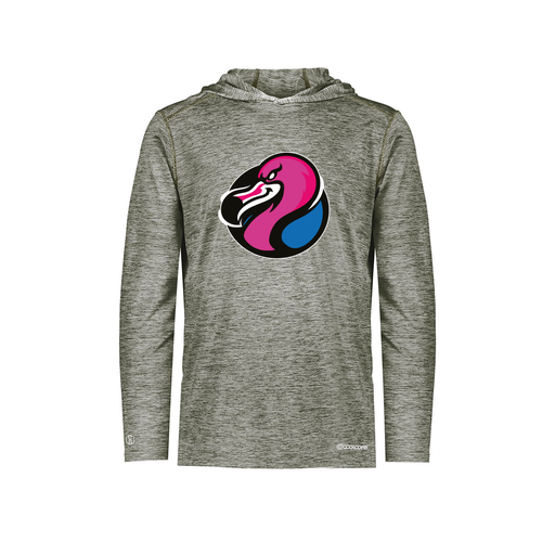 [FOLHCGGY-YS-LOGO1] Decker Youth Charge Hoodie (Youth S, Gray, Logo 1)